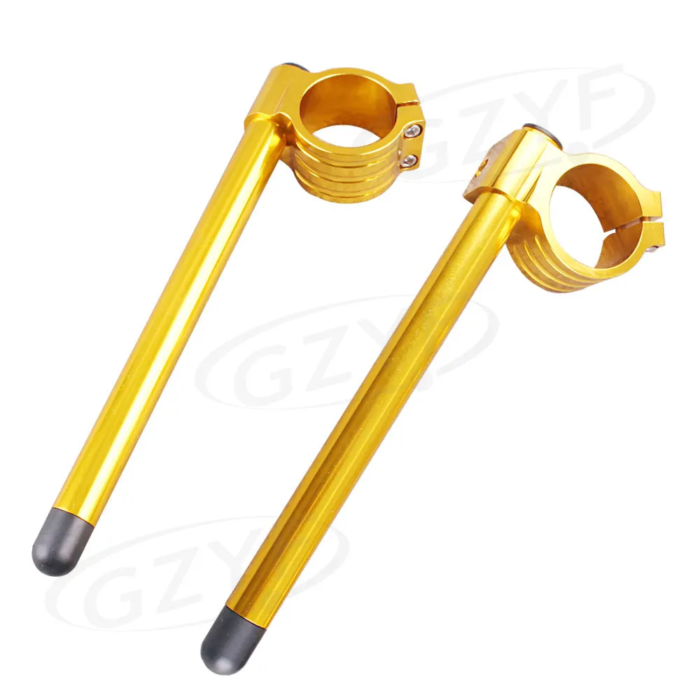 2PCS 50MM Motorcycle Handlebar Fork Tube Clip-ons Handle Bar Universal 22mm 7/8