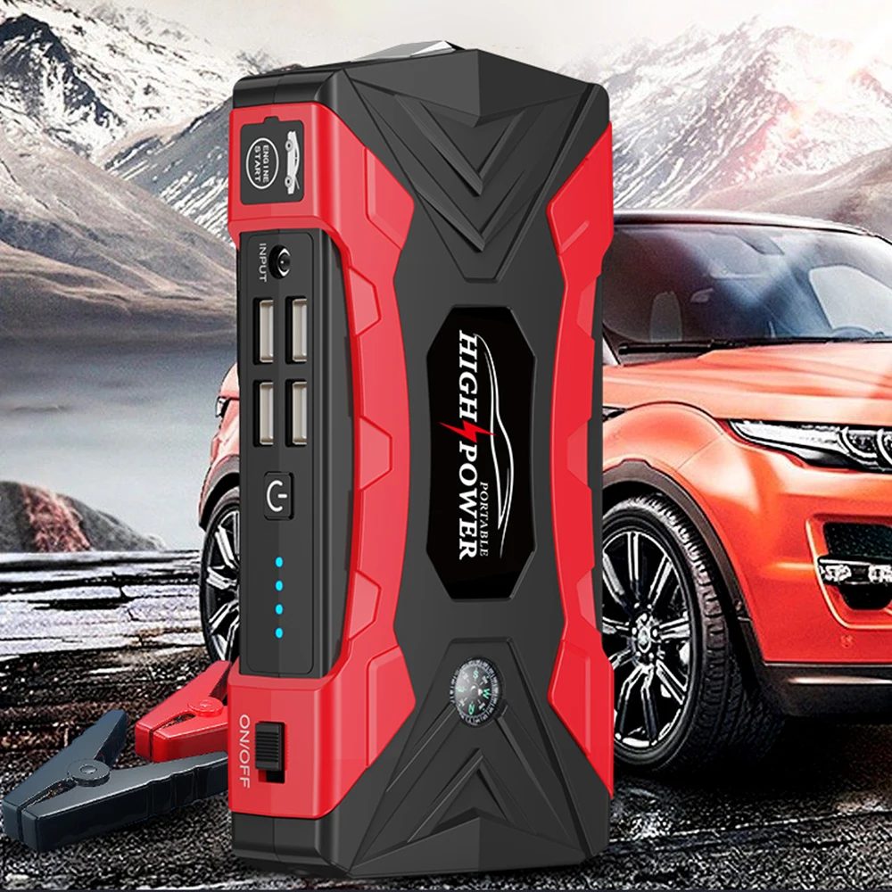 99800mAh 20000mAh 자동차 점프 스타터 3000A 시작 장치 자동차 부스터 기... - 4