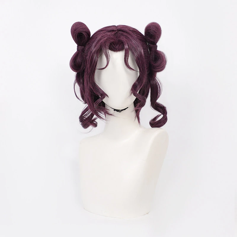 Anime Shisui Cosplay Wig Detachable Bow Custom Mixed Color For Halloween Comicon Party Adult Women Men