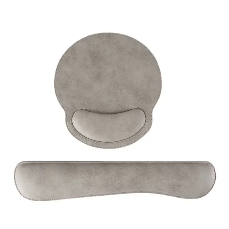 Ergonomische Memory Foam-Tastatur matte aus Leder mit Handgelenks tütze, geeignet für wasserdichte Oberflächen im Büro und zu Hause