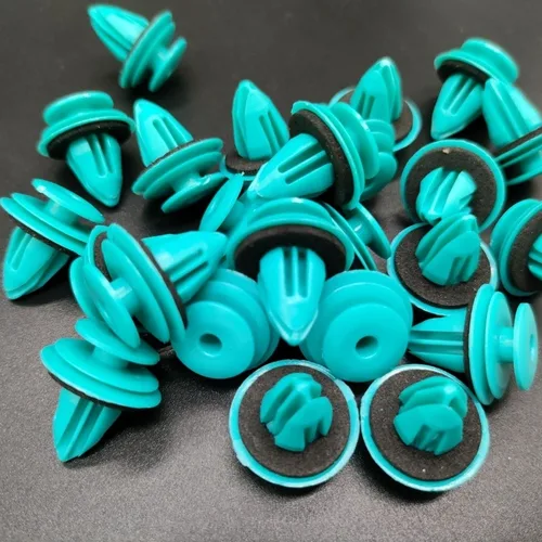 Imagen 2 del producto Clip de retención de nailon verde para Toyota, hebilla de puerta de parachoques, accesorios de Interior de coche, remache de sujeción de retenedor de vehículo, 40/20 piezas