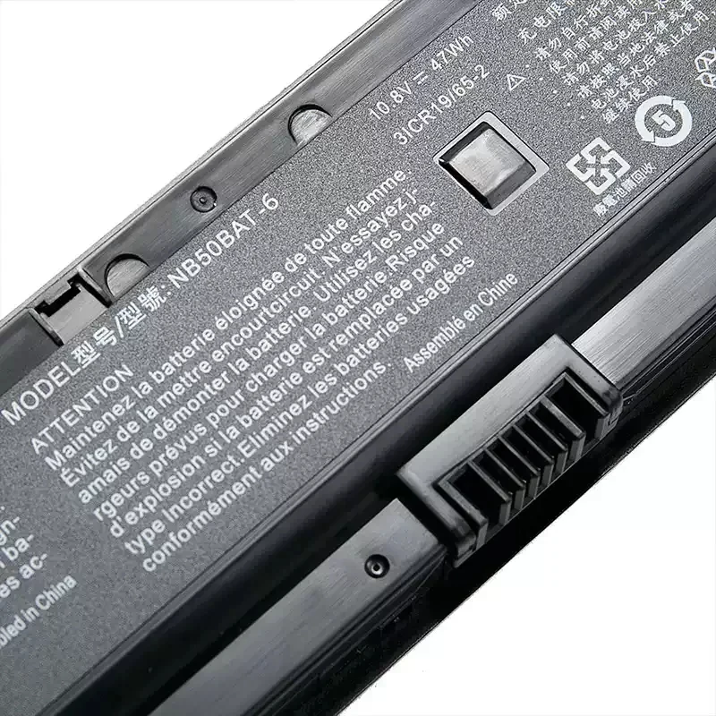 NB50BAT-6 Laptop Battery for SHINELON HUIMIEZHE DD2 for CLEVO NB50TK1 NB50TJ1 NB50TZ NB60TA  NB50TL 10.8V 47Wh