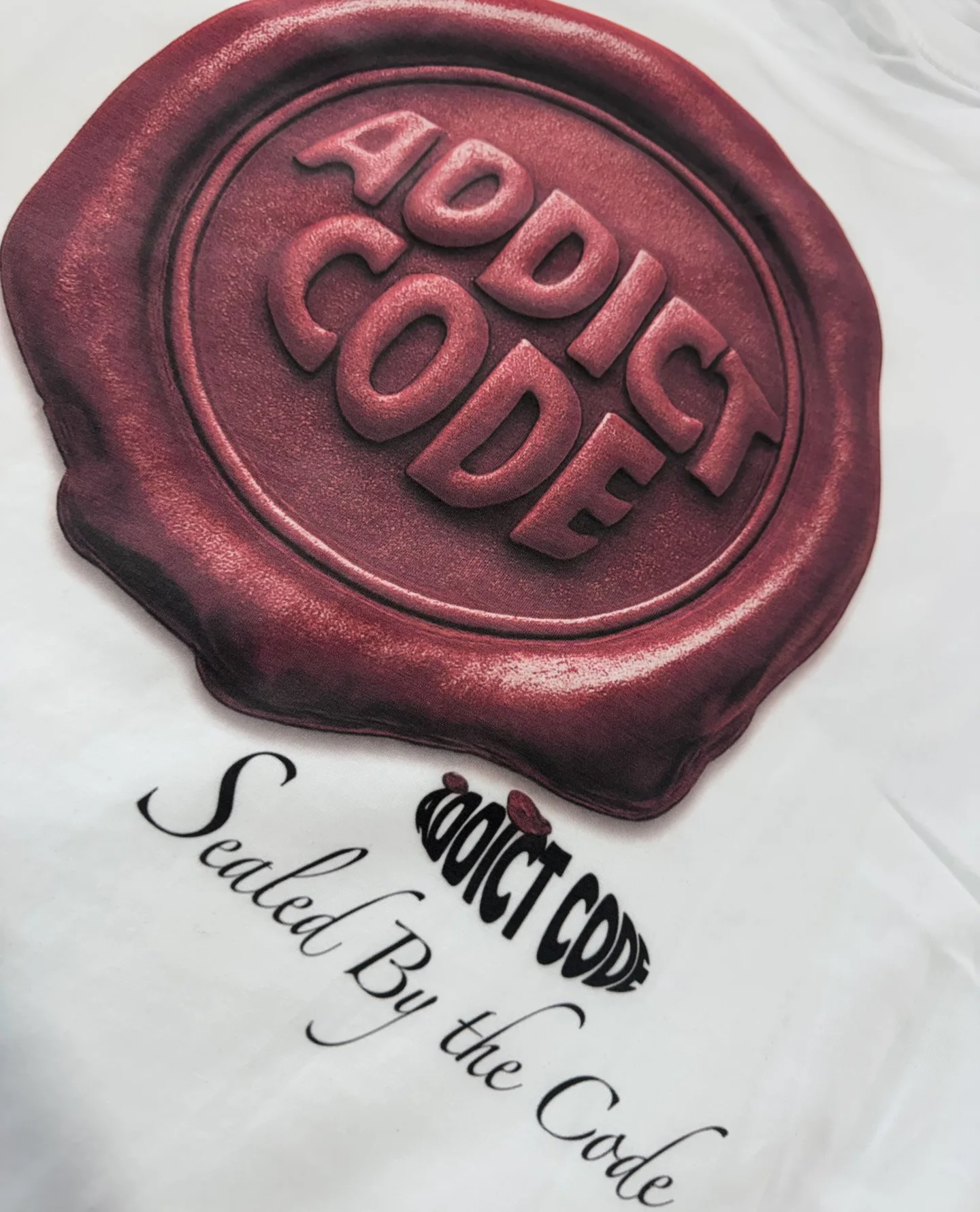 Sealed By The Code Graphic T Shirts Oversized T Shirt Couples Pro Choice Harajuku Goth Streetwear Vintage Y2k Tops Men Clothing