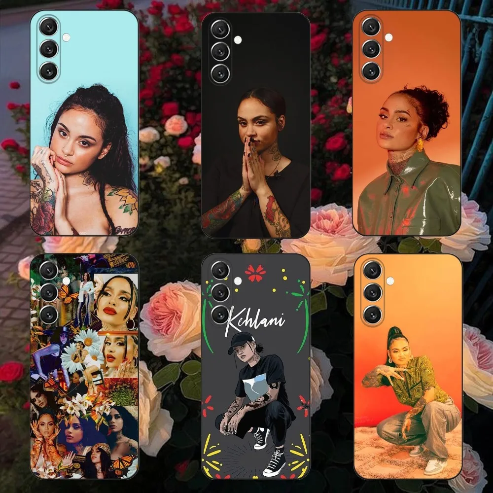 

K-Kehlani Parrish Singer Phone Case For Samsung Galaxy A13,A21s,A22,A31,A32,A52,A53,A71,A80,A91 Soft Black Cover