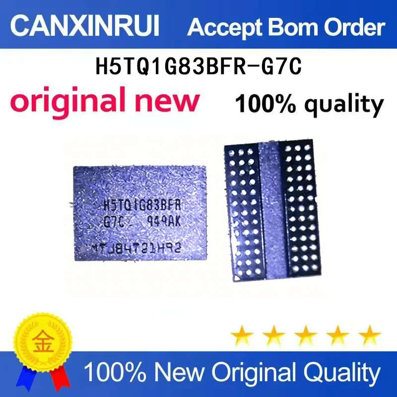 

(5-100 Pieces) New BGA H5TQ1G83BFR-G7C in stock