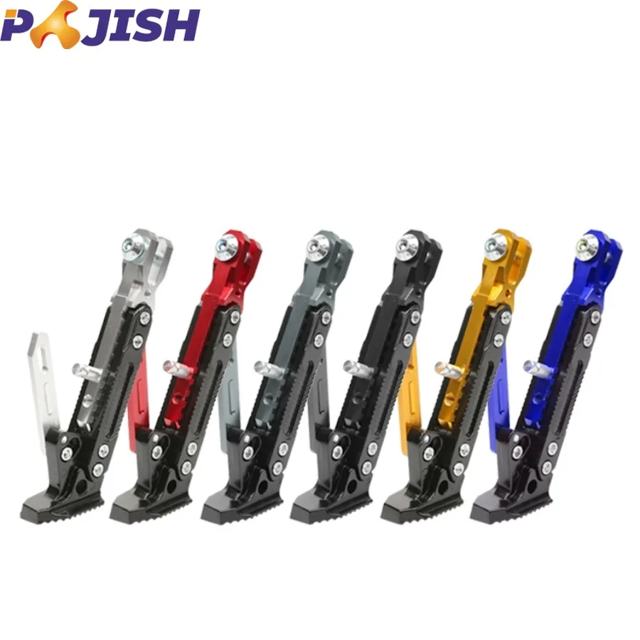 Motorbike Modified Accessories Aluminum Alloy Adjustable Parking Side Support Frame Motorcycle Kickstand CNC Foot Side Stand