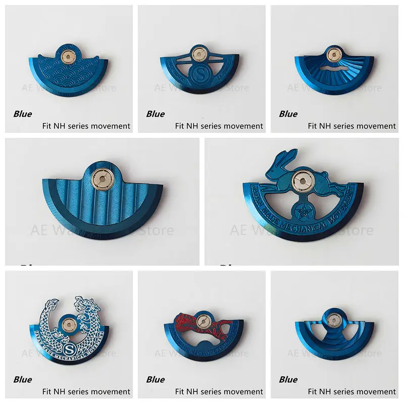

Blue NH35 Rotor NH36 Rotor Watch Rotor Replacement Modification Accessories