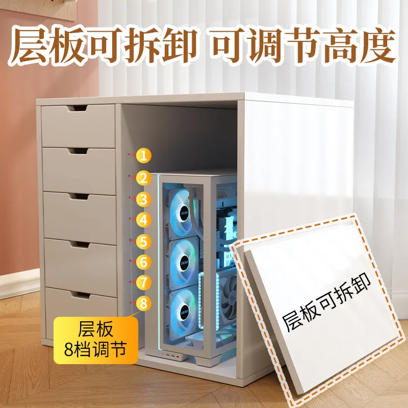 Simple modern chest of drawers, living room storage cabinet, locker, drawer cabinet