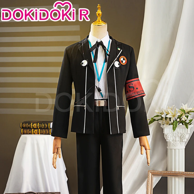 Yukii Makotoo Cosplay Costume Game Cosplay【S-2XL】DokiDoki-R Men Uniform Costume Yuukii Makoto Headphone Cosplay Wig Plus Size