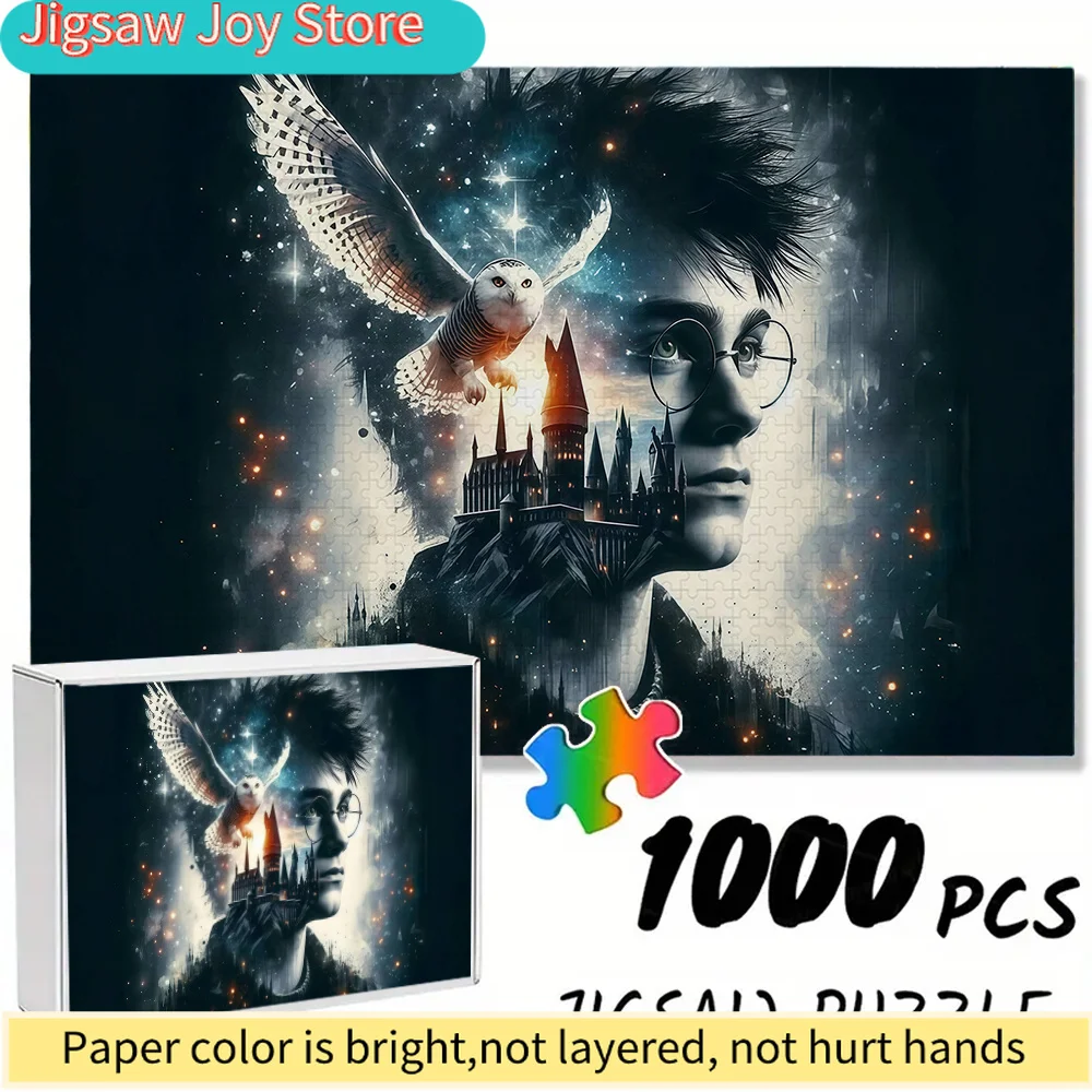 

WB Castle & Iconic Characters Jigsaw Puzzle - Officially Licensed House, Quidditch & Owls, Large 74.93cm x 50.04cm Full-Size R