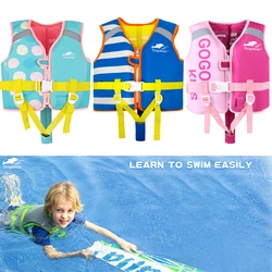 Gogokids Kids Swim Vest Float Jacket for 2-6 Years Toddler Flotaties Swimming Pool Vest for Boys Girls Swimming Learning