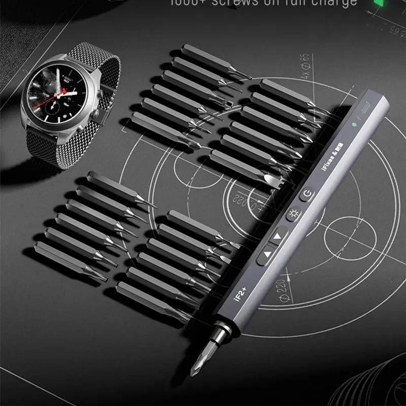 iFixes iF2 Intelligence Electric Screwdriver for Repair Mobile Cell Phone Precision Screwdriver Tools Rechargeable Driver Set