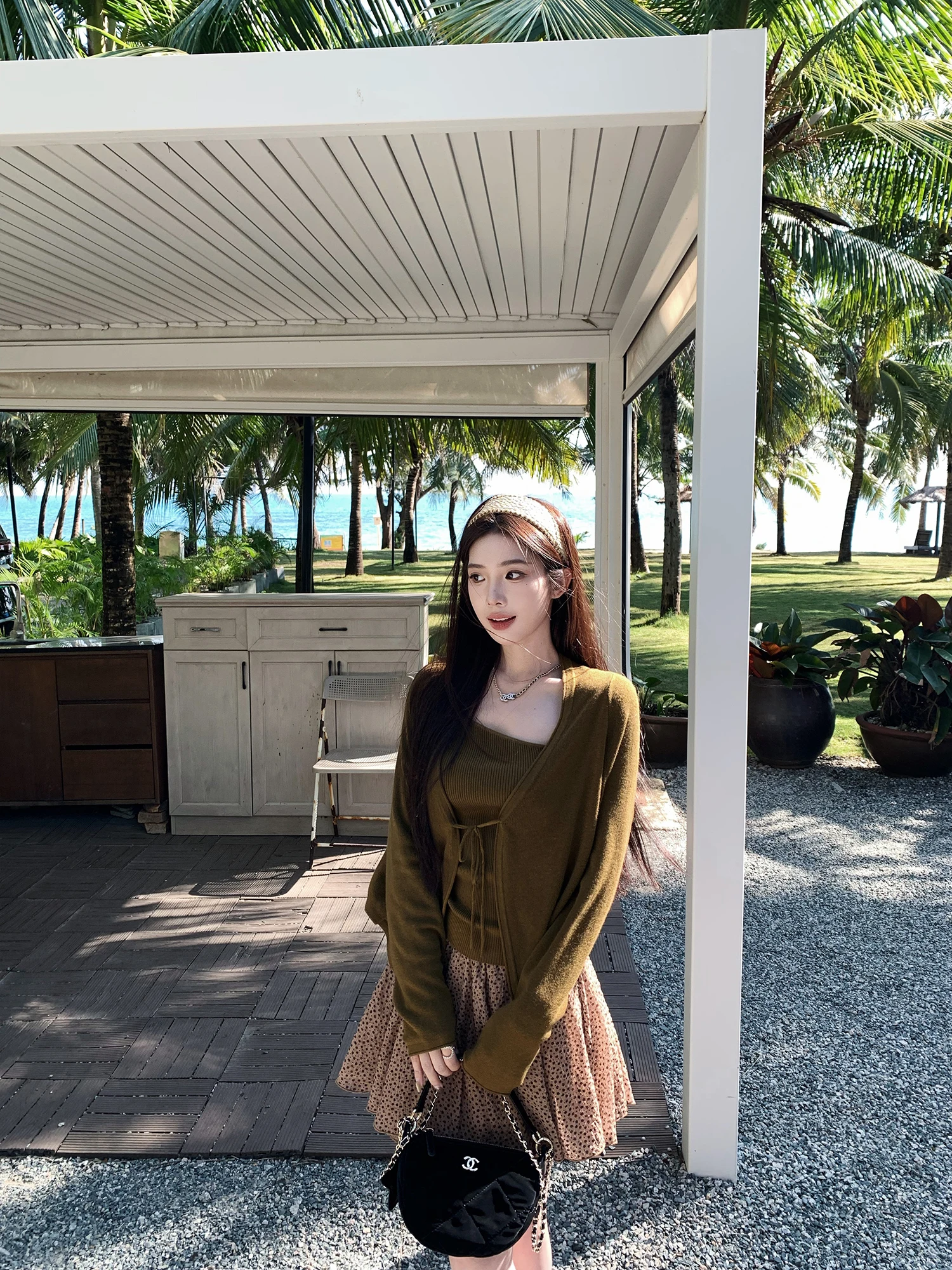 

Короткая плиссированная юбка Lily Sweet Tea с цветочным принтом, высокой талией и широким подолом, в стиле Cleanfit, из полиэстера, повседневная