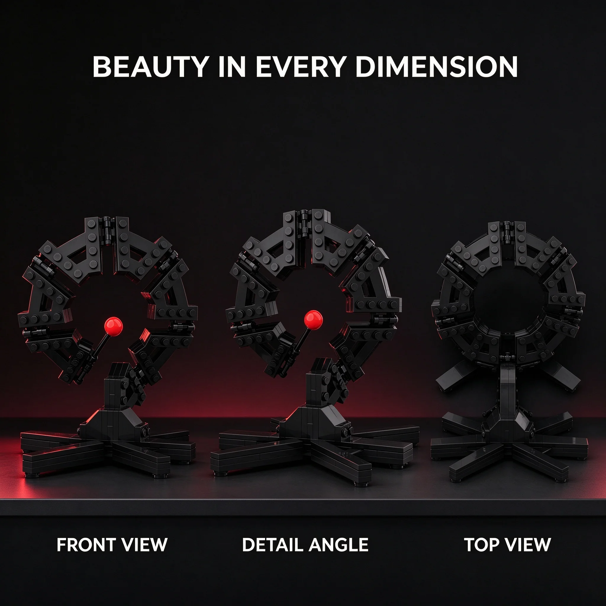 Fun Physics Department Balancing Ball Circular Mechanical Arms Balls Building Blocks Perpetual Rolling Track Assemble Model Toys