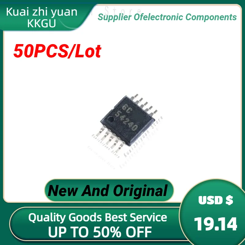 50PCS/Lot New And Original TPS54240 TPS54240DGQR 3.5-V to 42-V Step-Down DC-DC Converter MSOP-10 Chipset Quality Goods