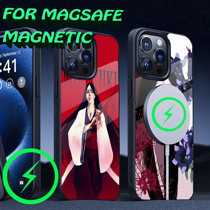 Unohana Retsu B- bleaches Phone Case For iPhone 16,15,14,13,12,11,Plus,Pro,Max Mini Magsafe Magnetic Wireless Charging