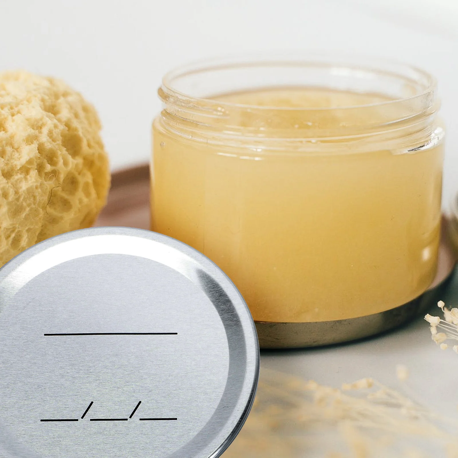 

20pcs Thick Tinplate Mason Jar Lids Leakproof Storage Caps For Canning Sealing High Temperature Resistant Smooth Edge Jar Covers