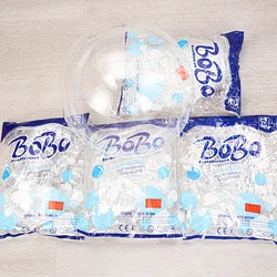 10/50Pcs Pre Stretched Bobo Balloon Transparent Clear Bubble Ball Big Stuffing Birthday Wedding LED Glowinig Supplie10-36in