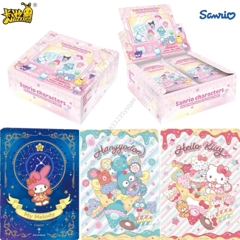 

KAYOU Genuine Sanrio Card Honey Dream Chapter Fun Movie Pack Sanrio Family Anime Collectible Cards Toys Gifts