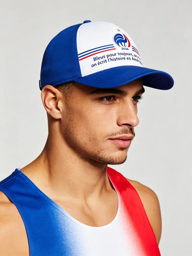 

France Football Fans Baseball Cap 2026 Printed Breathable Stylish Casual Unisex Outdoor Hiking Sun Hat
