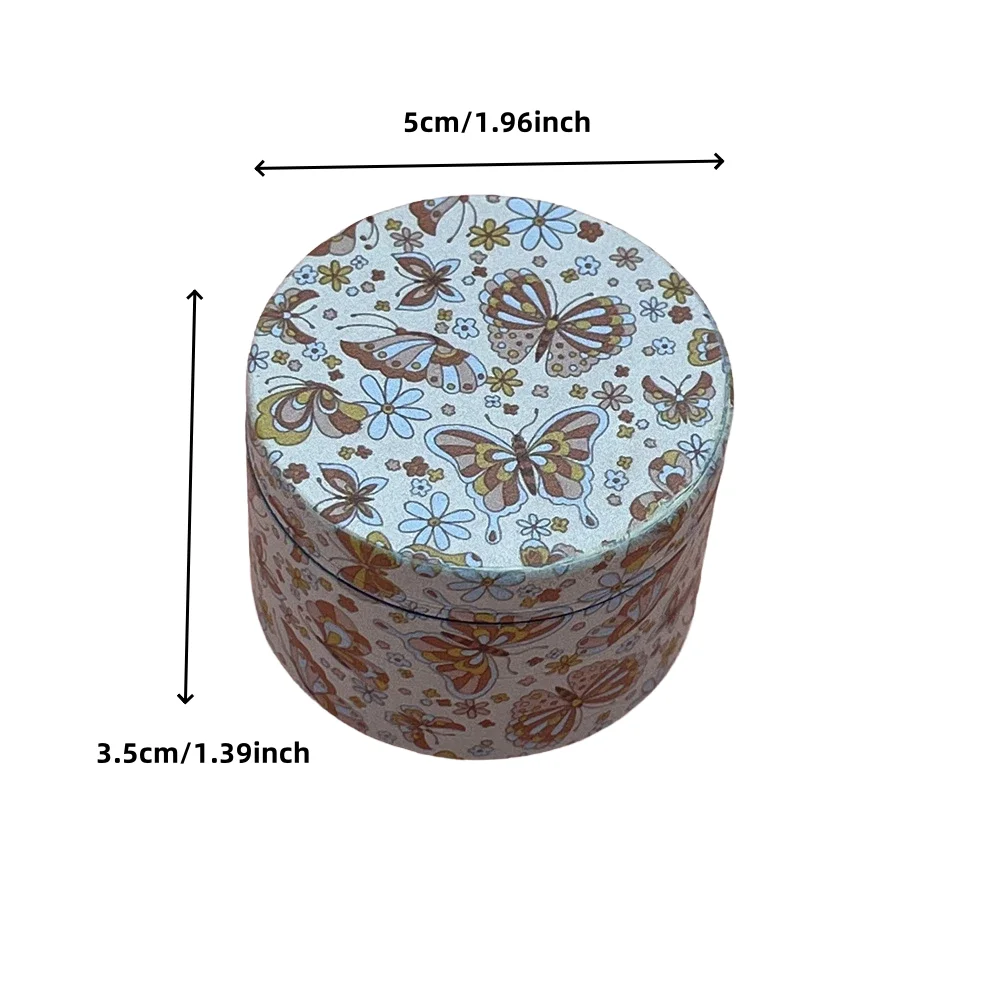 4-Layer 50MM Butterfly mushroom Printing Color Zinc Alloy Herb Grinder Cigarette Spice Crusher Mill Tobacco Grinder Smoking