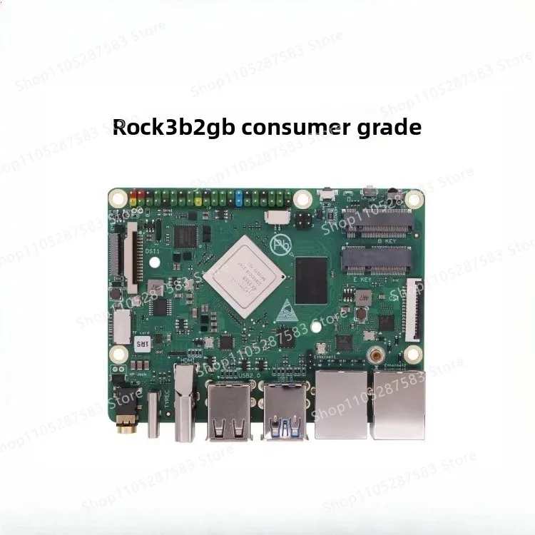 Industrial grade development board rock 3b rk3568(j) quad-core cpu