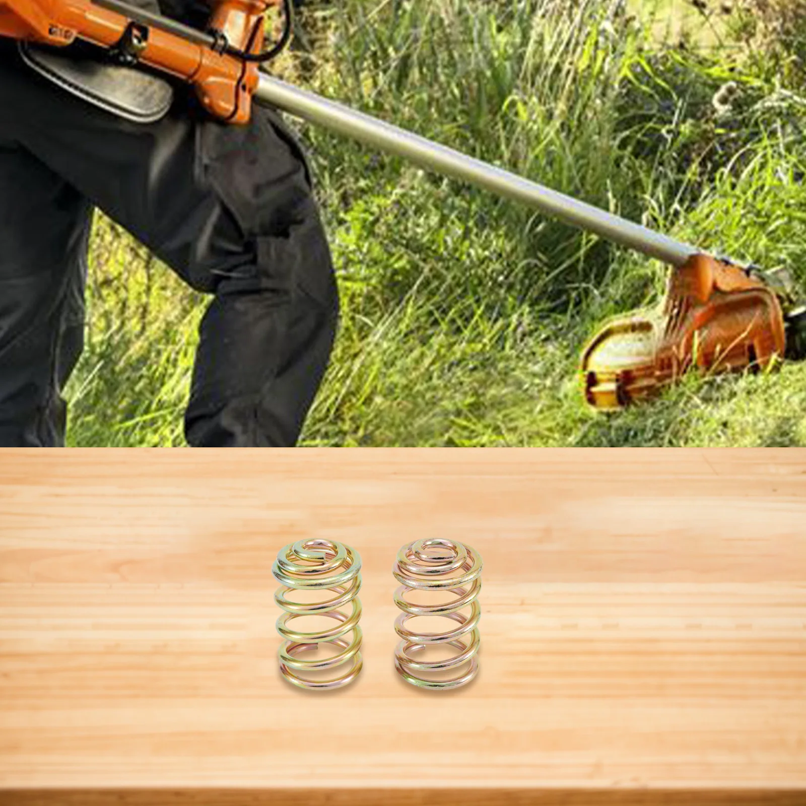 圧縮スプリング-圧縮シートスプリング-簡単な取り付け-芝刈り効率の向上-長期的な性能-ガーデンケア