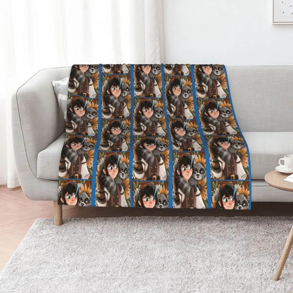 Varian Tangled Print Throw Blanket Nap For Baby manga for winter Polar Luxury St Blankets