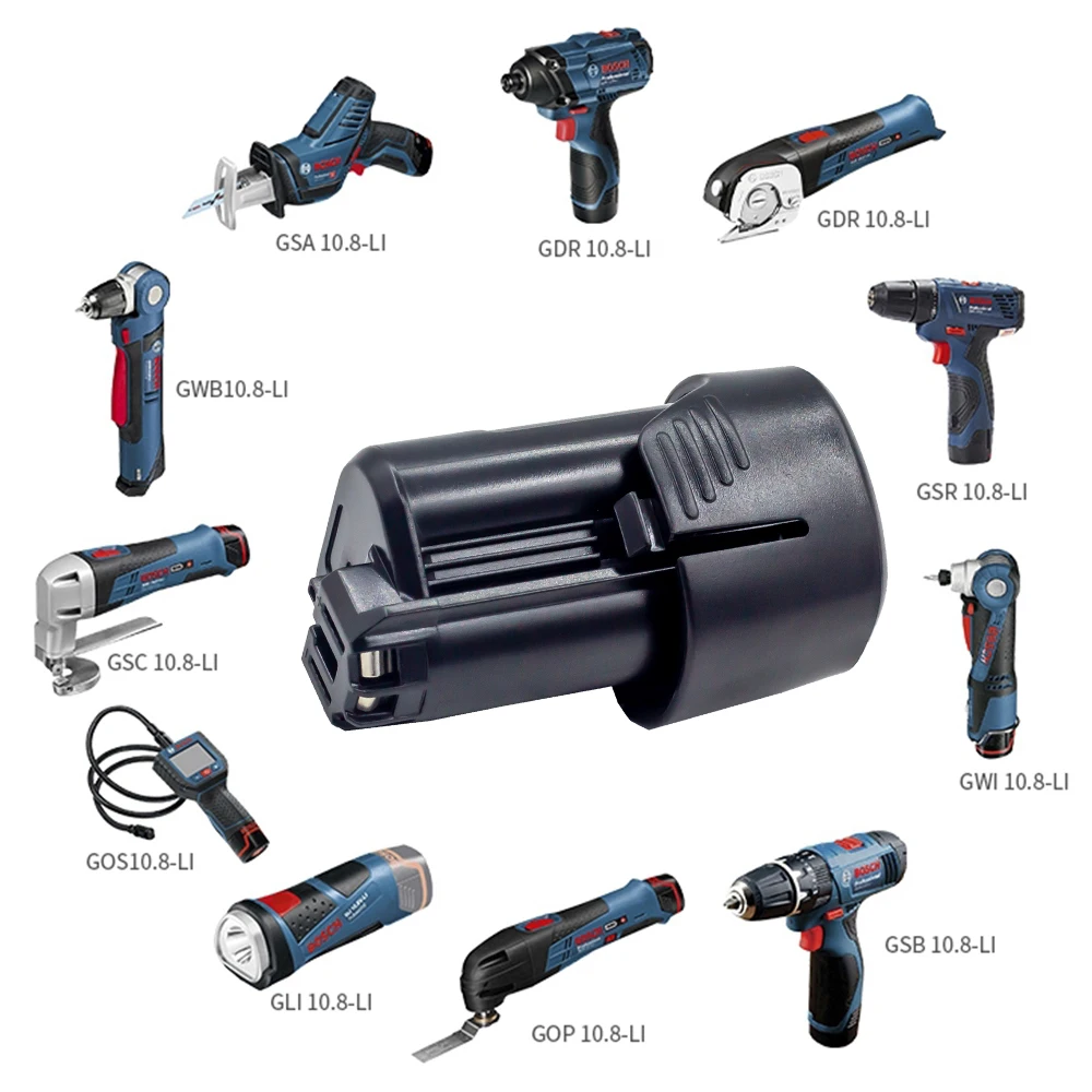 ลิเธียมไอออน12V 2000mAh/3000mAh สำหรับเครื่องมือไฟฟ้าของ Bosch ใช้ได้ BAT420 BAT411 BAT411A BAT412A BAT413แบตเตอรี่ BAT413A