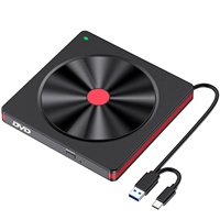 External CD/DVD Drive,USB 3.0 CD DVD +/-RW Burner CD ROM External DVD Drive CD Reader DVD Player for PC Laptop Desktop