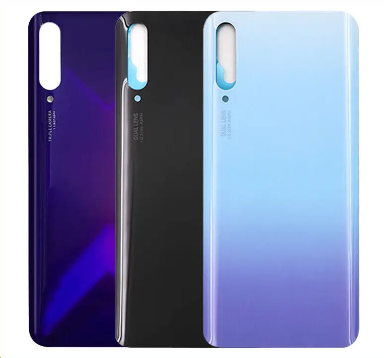 For Huawei Y9S Battery Cover Back Housing Glass Rear Door Case With Camera Lens Adhesive P Smart Pro 2019 STK-L21 LX3 STK-L22