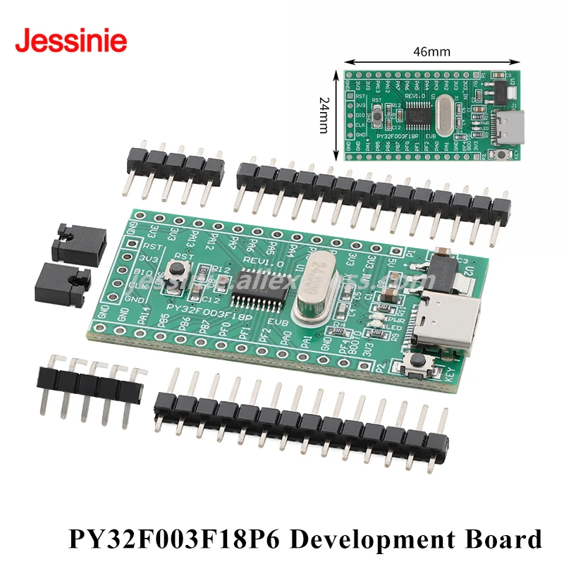 2pcs/1pc PY32F003F18P6TU PY32F003F18P6 MCU Development Board ARM 32-bit MCU Core System Learning Board Module