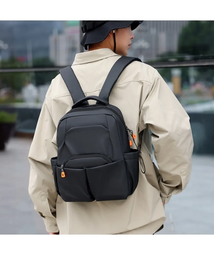 Leisure, simple and portable travel, small backpack, large capacity, multi-functional commuting backpack, men's and women's coll