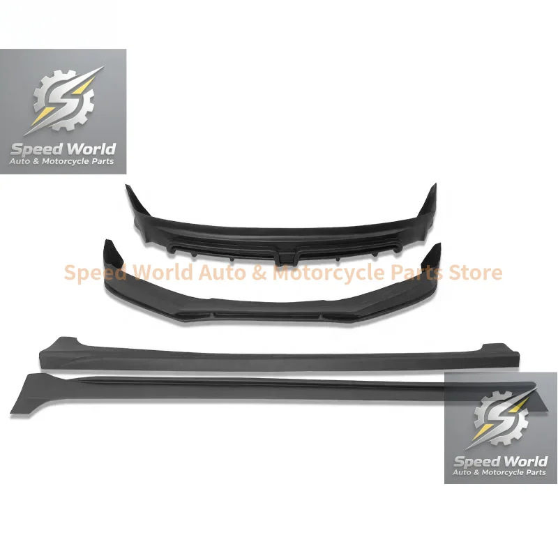 Factory Hot Sale High Quality Car Body Kits - Front Side Skirts Rear Diffuser Lip With Brake Exterior Parts