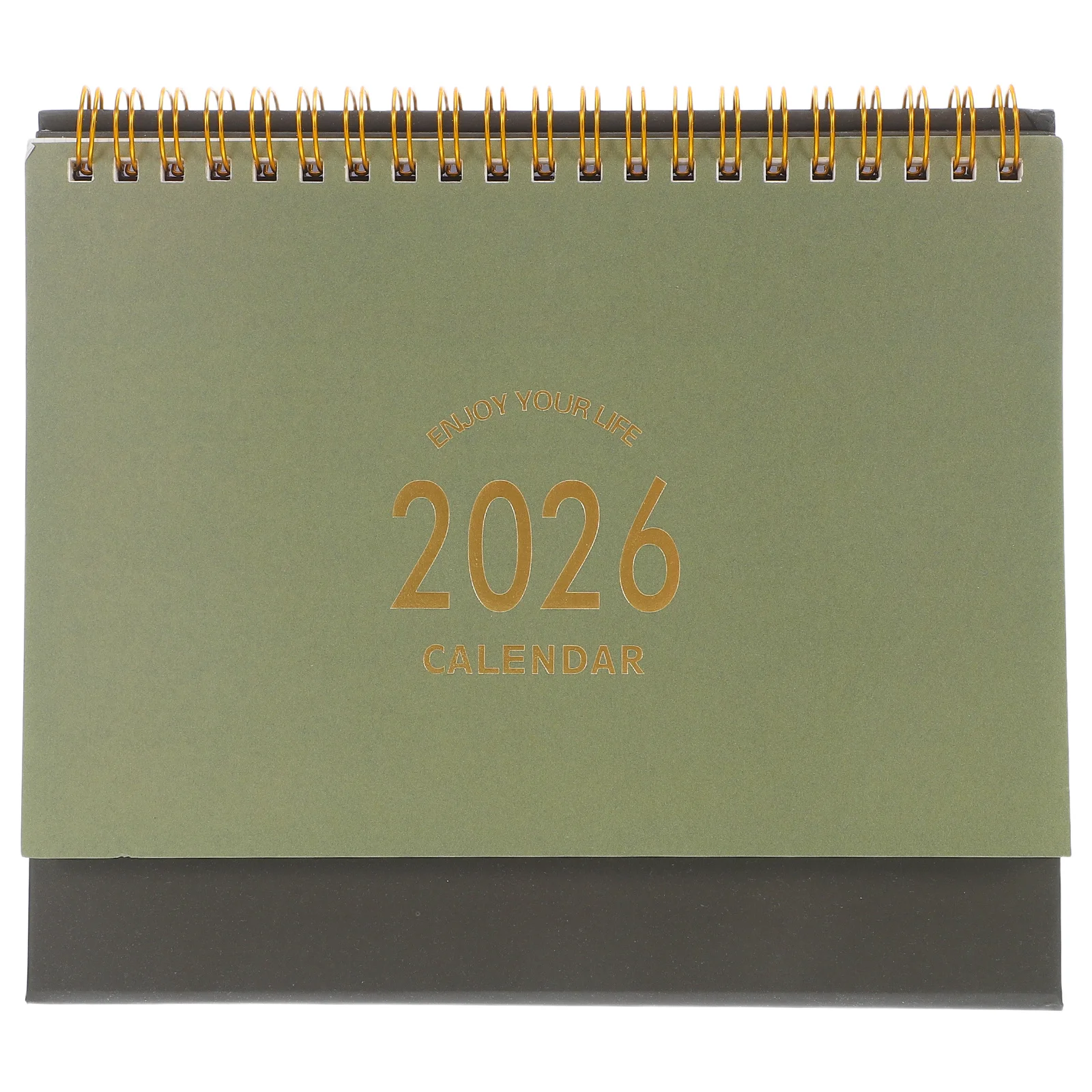 أجندة مكتبية صغيرة 2025-2026 الوجه الدائمة مخطط شهري ورقة سميكة منظم سطح المكتب مكتب منزلي مكتب التقويم الدائمة