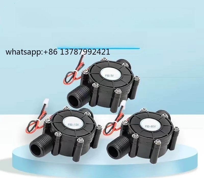 Micro Hydro Generator F50-80V/12V/5V10W DC water flow generator turbine  hydroelectric