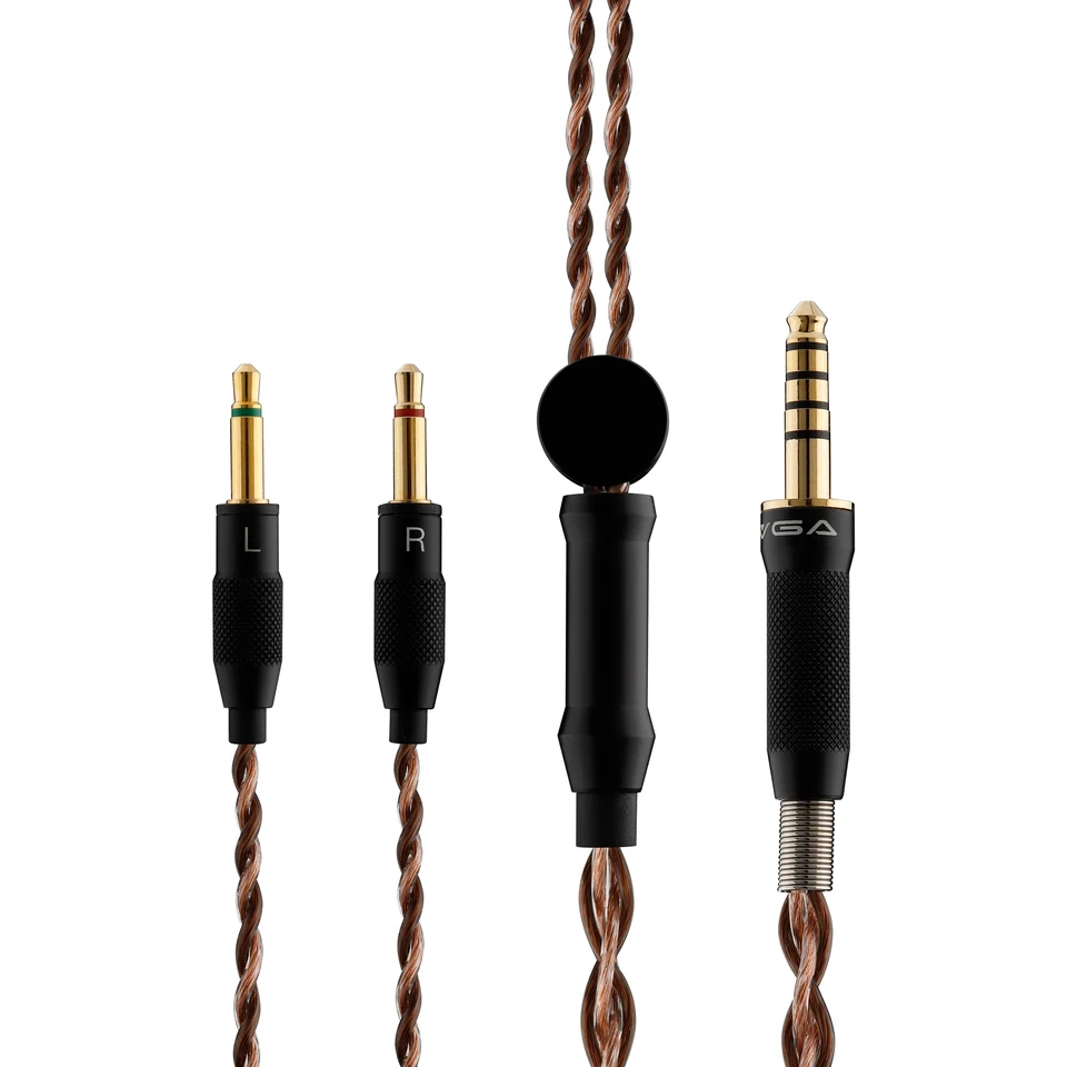 OLLO Audio S4X1.2　sivga dualバランスケーブル Sivga Replacement Dual 2.5mm to 4.4mm Headphone Cable | Audio46