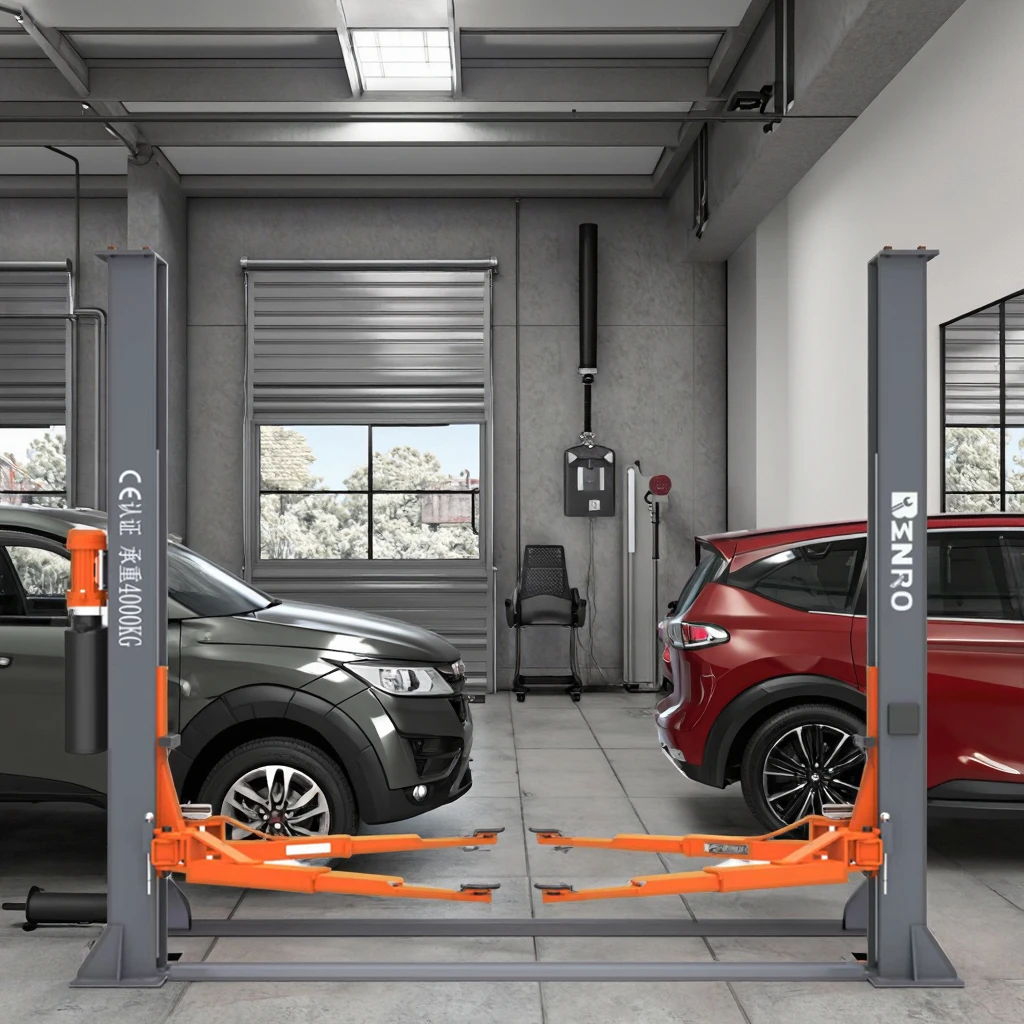 CE Approved Factory Price Advanced Garage Auto Equipment Two Post Lift 4000kg Two Post Car Lift For Car Garage And Workshop