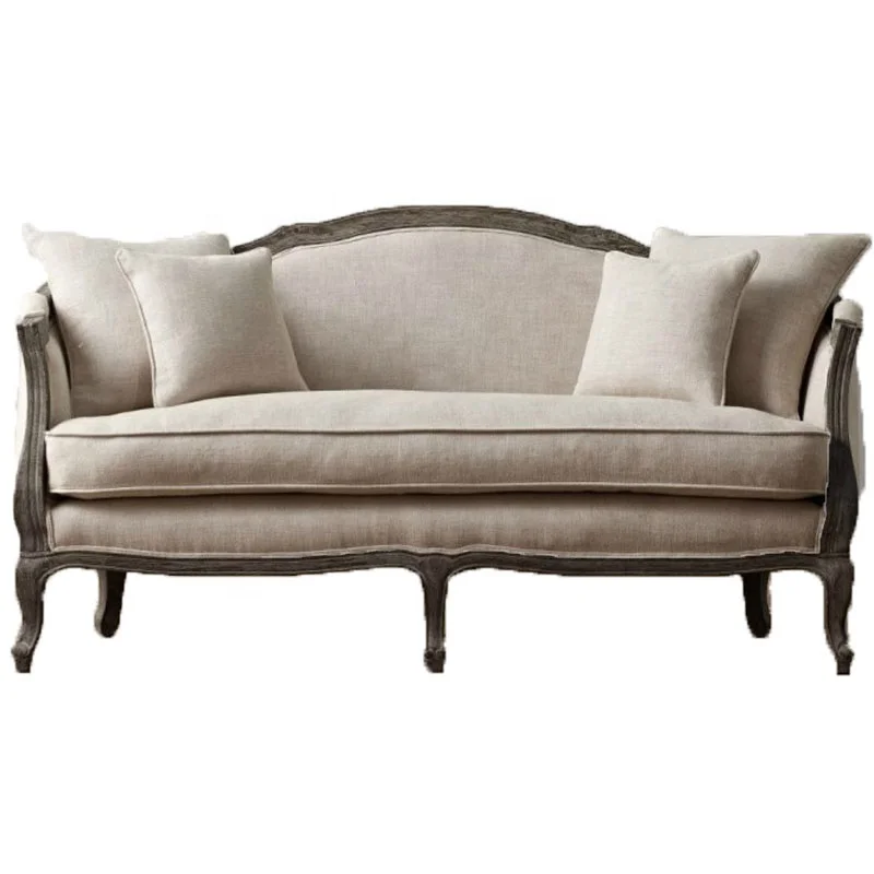 

Фермерский дом, американский антикварный деревянный секционный диван для семейной мебели для гостиной