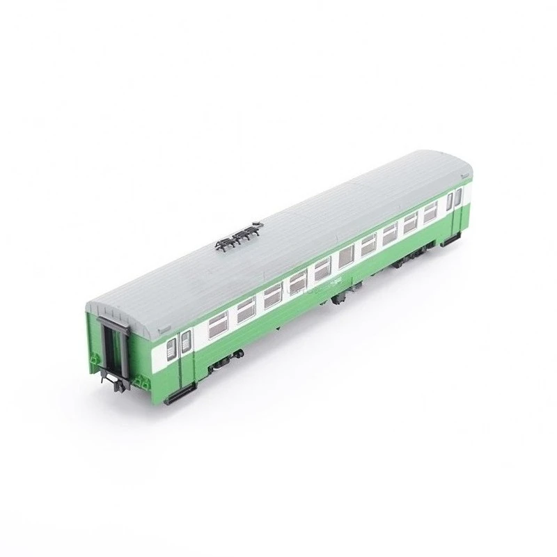 HO Type 1/87 Toy Train Soviet ED4M Train Finished Model Trailer Carriage Retro Rail Transit Ornaments JLKN025 Static Model