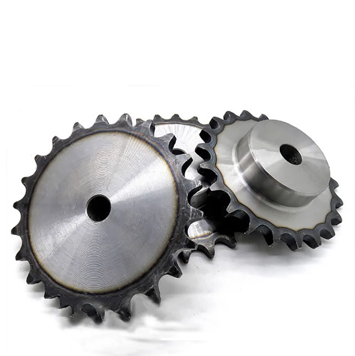 

1Pcs Process Hole 42-50 Tooth 06B Precision 3 Points Sprocket Chain Gear 45# Steel Industrial Transmission Sprocket Wheel