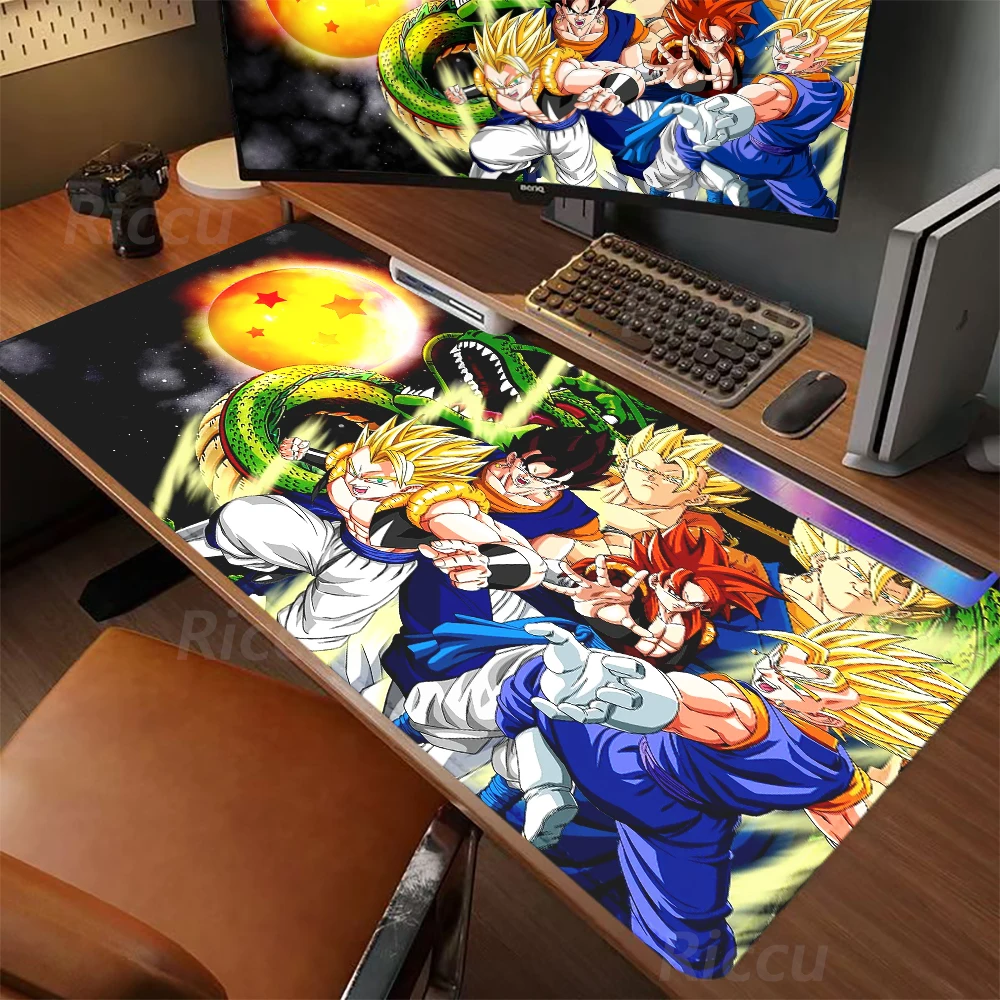 Imagem -03 - Dragonball Anime Gaming Mouse Pad Personalizado Mouse Pad Definição de Impressão hd Mesa Criativa Teclado Desenhos Animados