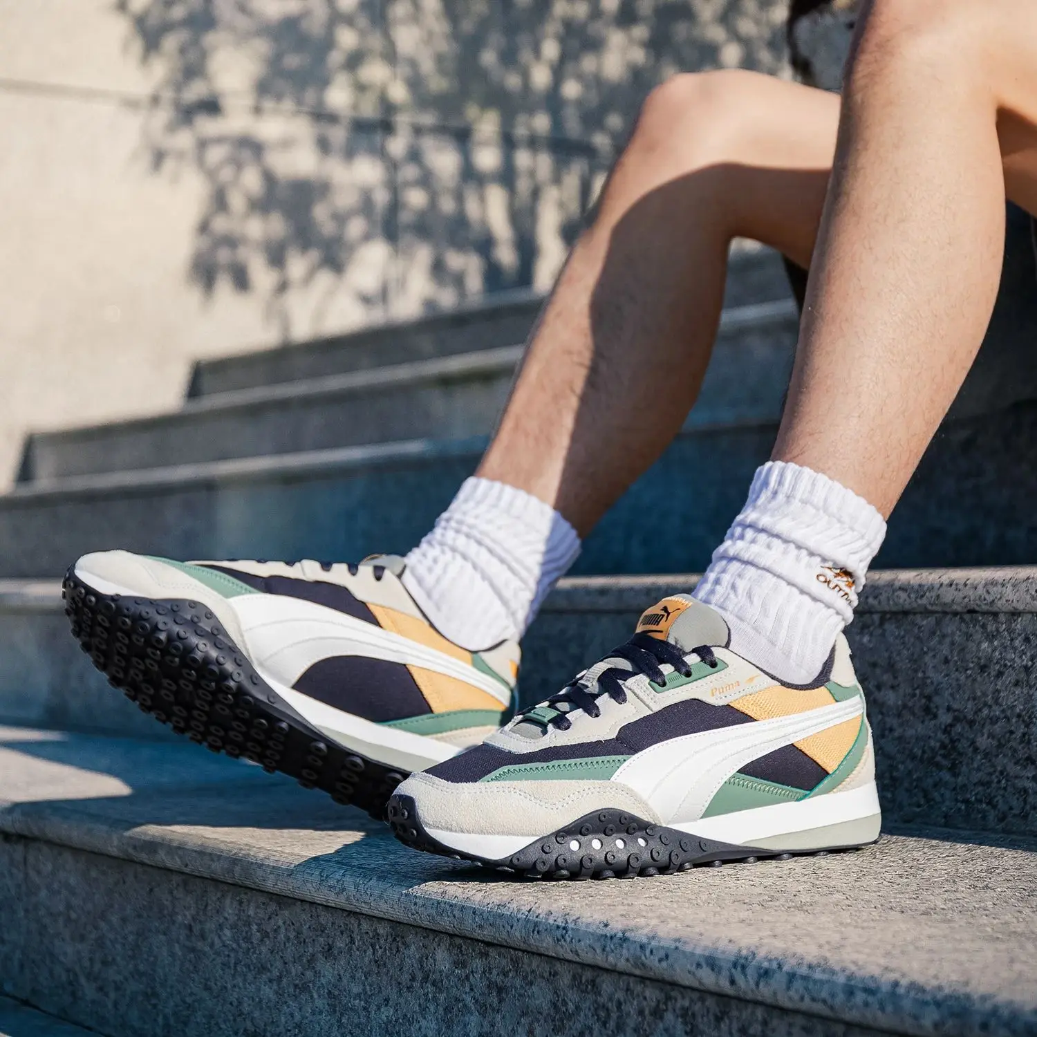 

Puma Blktop Rider Dusty Unisex Couple Sports Shoes Outdoor Fitness Training Shoes Cushioning Breathable Casual Running Shoes 401255-02