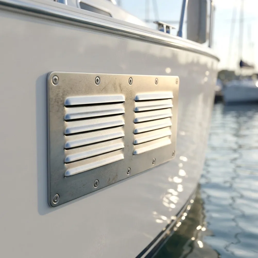 304 SS Ventilation Panel Designed for Saltwater Environments For Yachts For RVs Vessels and Mobile Vehicle Airflow