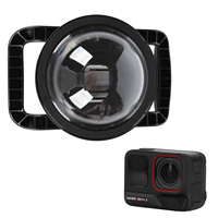 Underwater Dome Port for Insta360 Ace Pro 2 Camera,Anti- Scratch, Well-Designed Hatch Closure System,Waterproof up to 30M/98.4FT