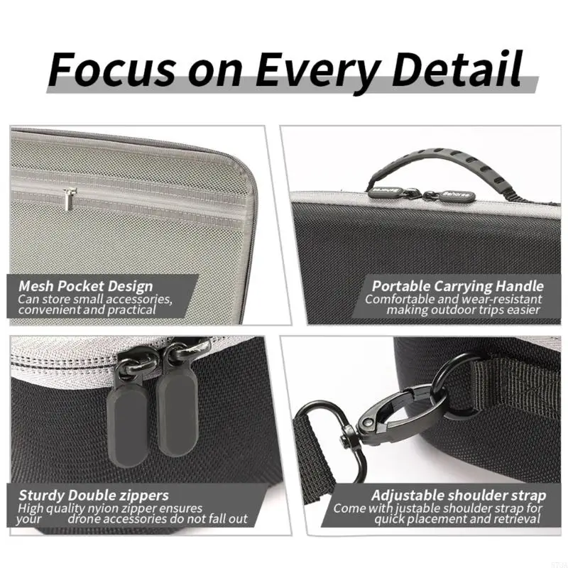 573A UAV保護ケースのための正確な成形クアッドコプターストレージバッグ旅行ケース、スプラッシュプルーフ、耐摩耗性