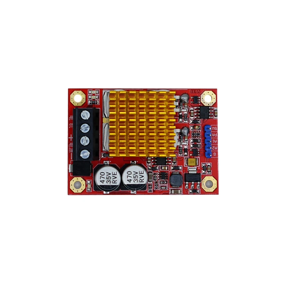 Imagem -02 - Motor Drive Module H-bridge Driver Tensão Larga Single-channel de Alta Potência Nmos Tube Drive Board 30a dc