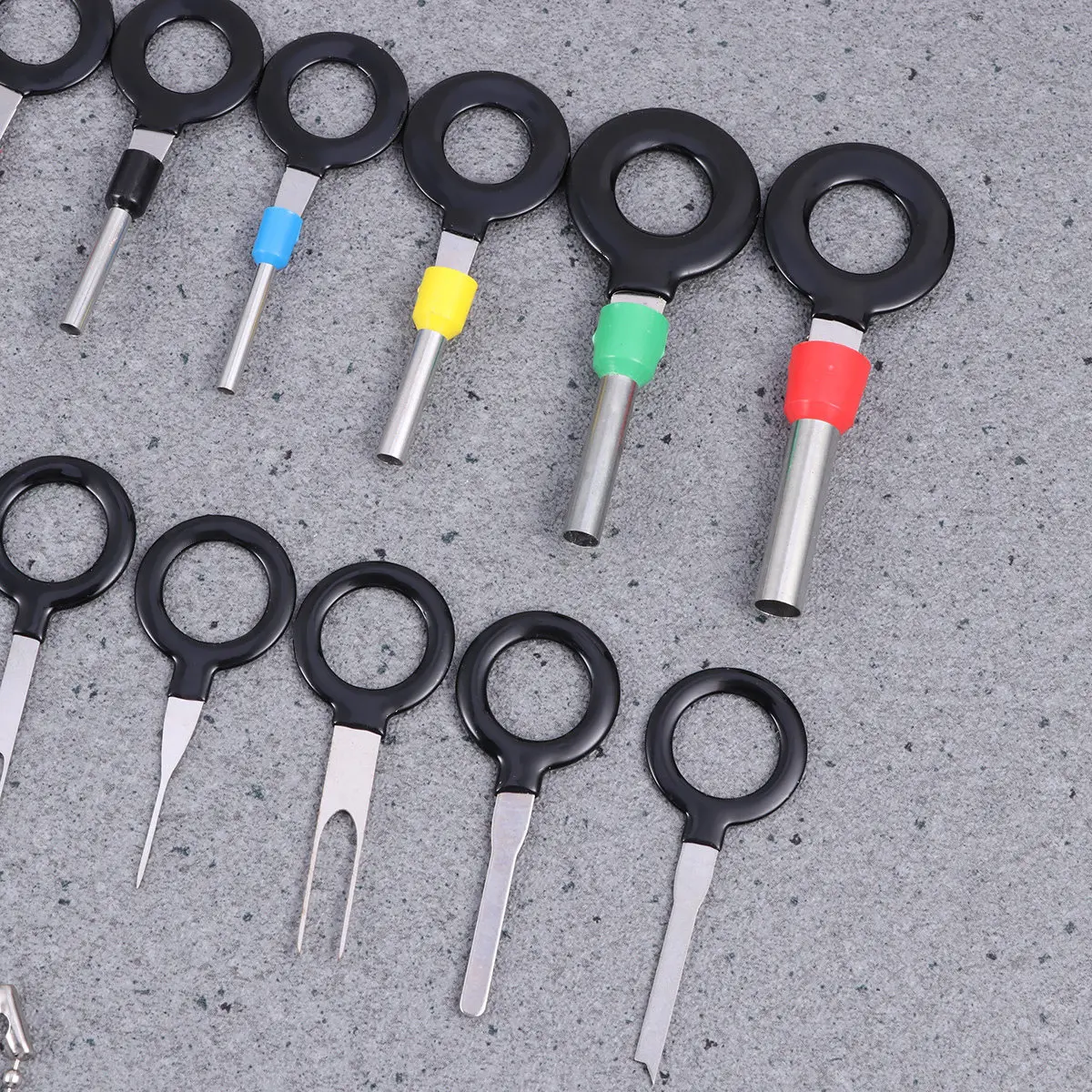 

Набор из 21 инструмента для извлечения автомобильных разъемов и снятия контактов проводов, для ремонта и демонтажа обжимных соединений