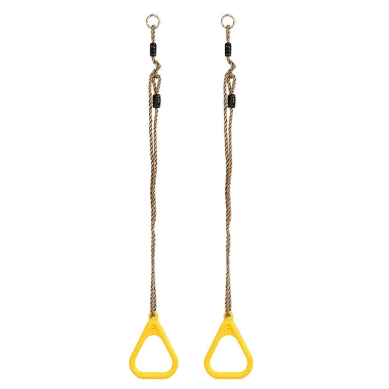 Anillos de columpios para bebés, juguete para niños al aire libre, juegos, anillo de tracción, anillos de gimnasio para niños, niño, niña, entrenamiento de brazo, anillo de dominadas, juguete deportivo