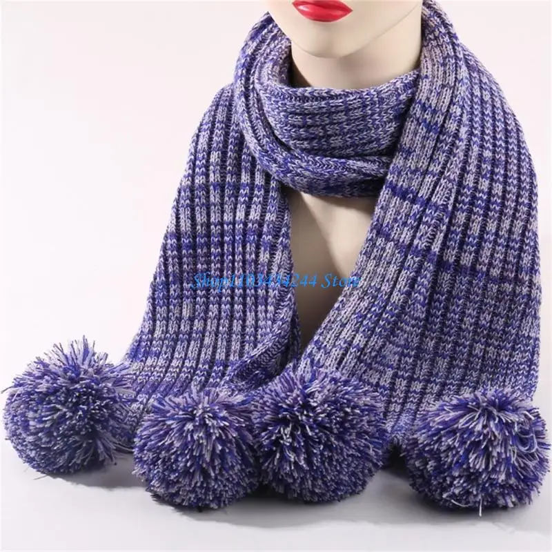 ملابس شتوية للأطفال للجنسين قبعات أطفال مع وشاح دافئ مريح قبعة تريكو عصرية مع وشاح للأعمار من 3 إلى 12 سنة